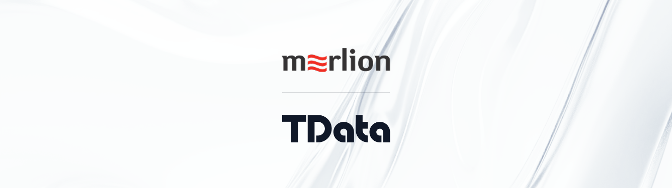 TData и Merlion объявили о начале сотрудничества